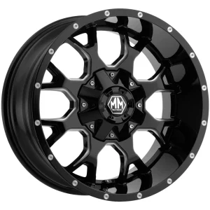 Mayhem – WARRIOR – Black – 20″x9″ 0mm – Summer Wheels – 8015-2981M18